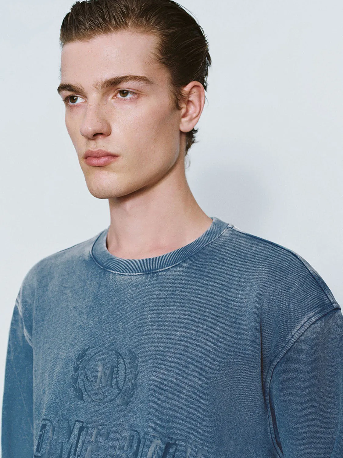 Crew Neck Sweatshirts sold by Urban Revivo product image thumbnail 5