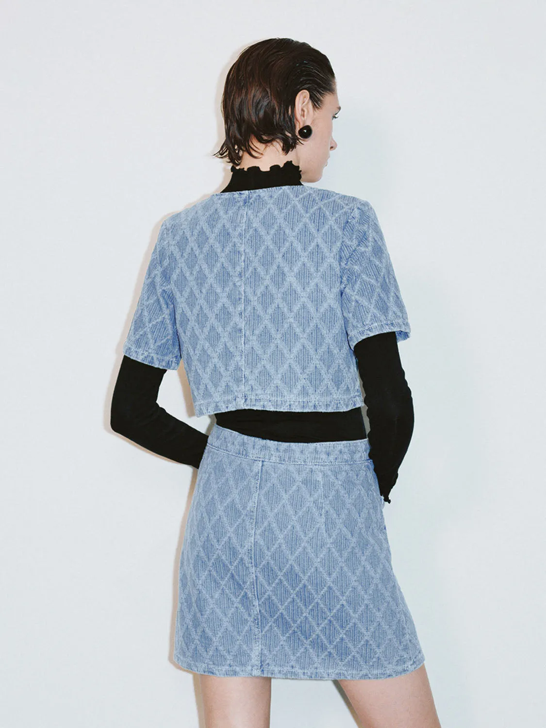 Short Sleeve Denim Jackets sold by Urban Revivo product image thumbnail 3