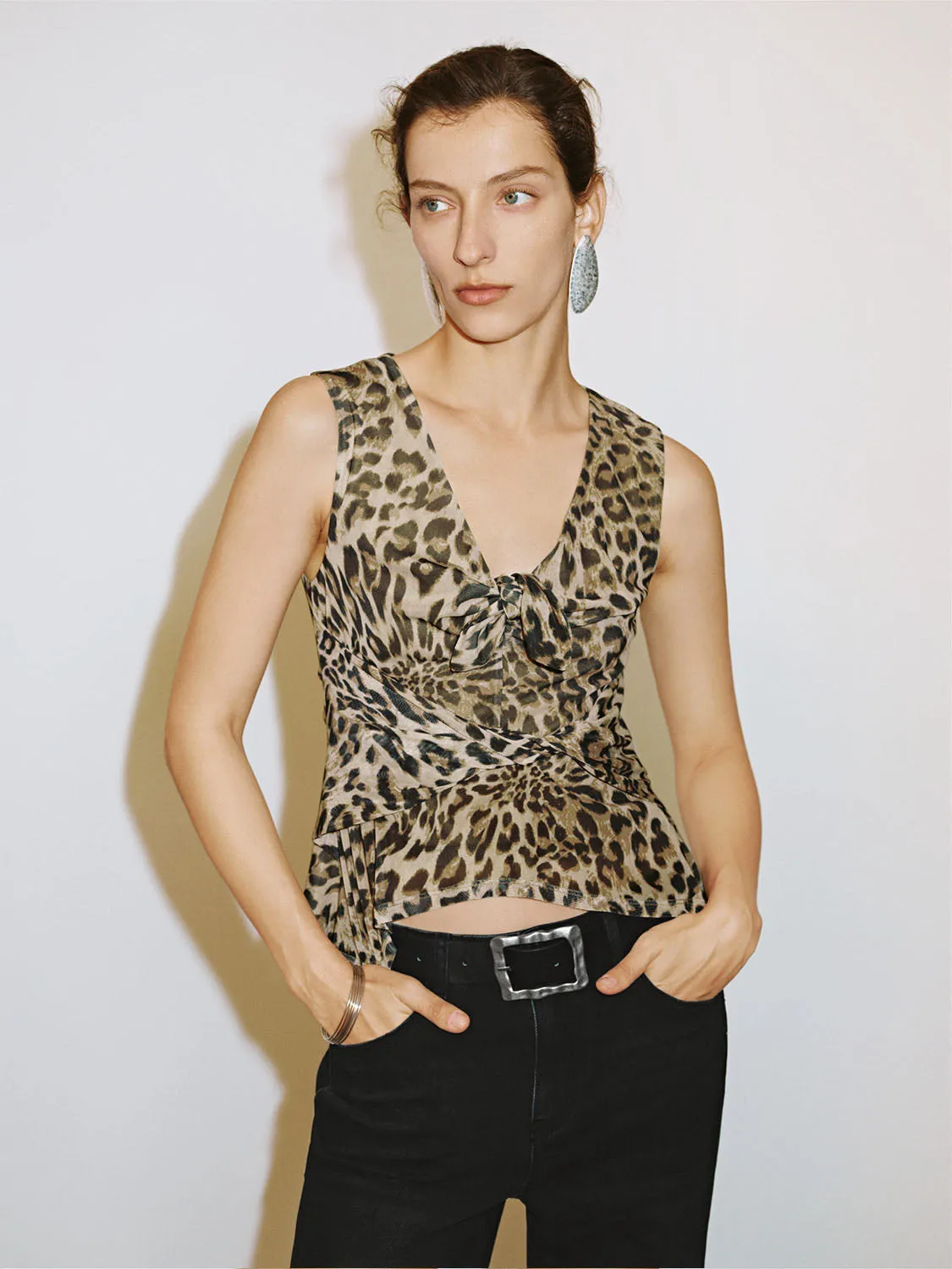 Leopard Printed Tank Tops sold by Urban Revivo