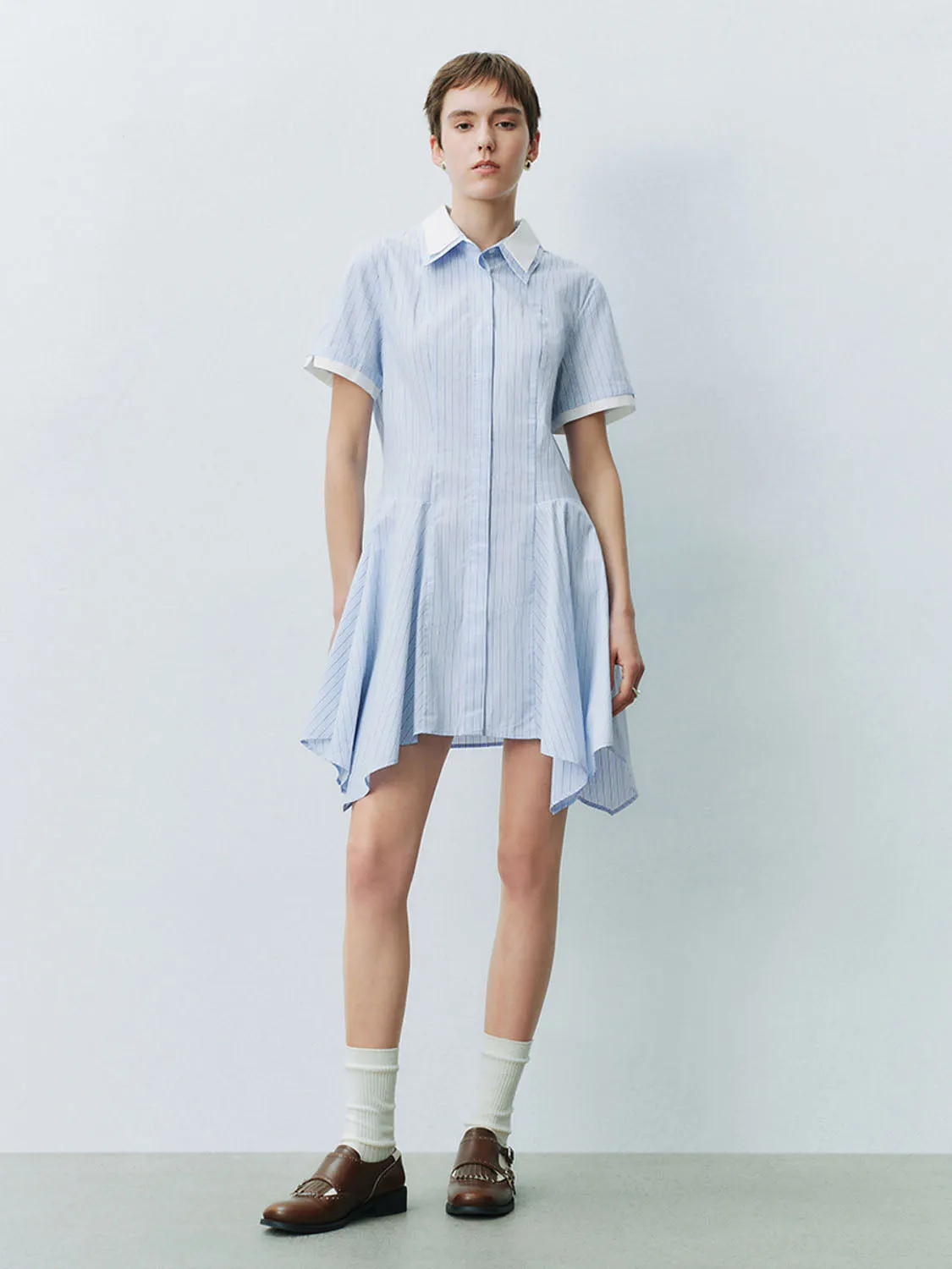 Short Sleeve A-Line Dresses sold by Urban Revivo product image thumbnail 4