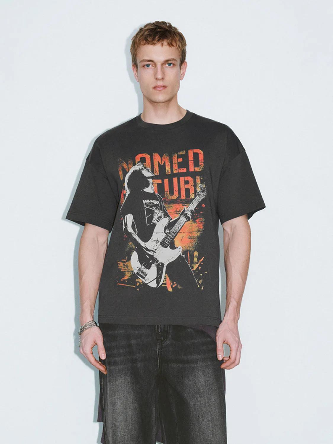 Printed Short Sleeve T-Shirts sold by Urban Revivo