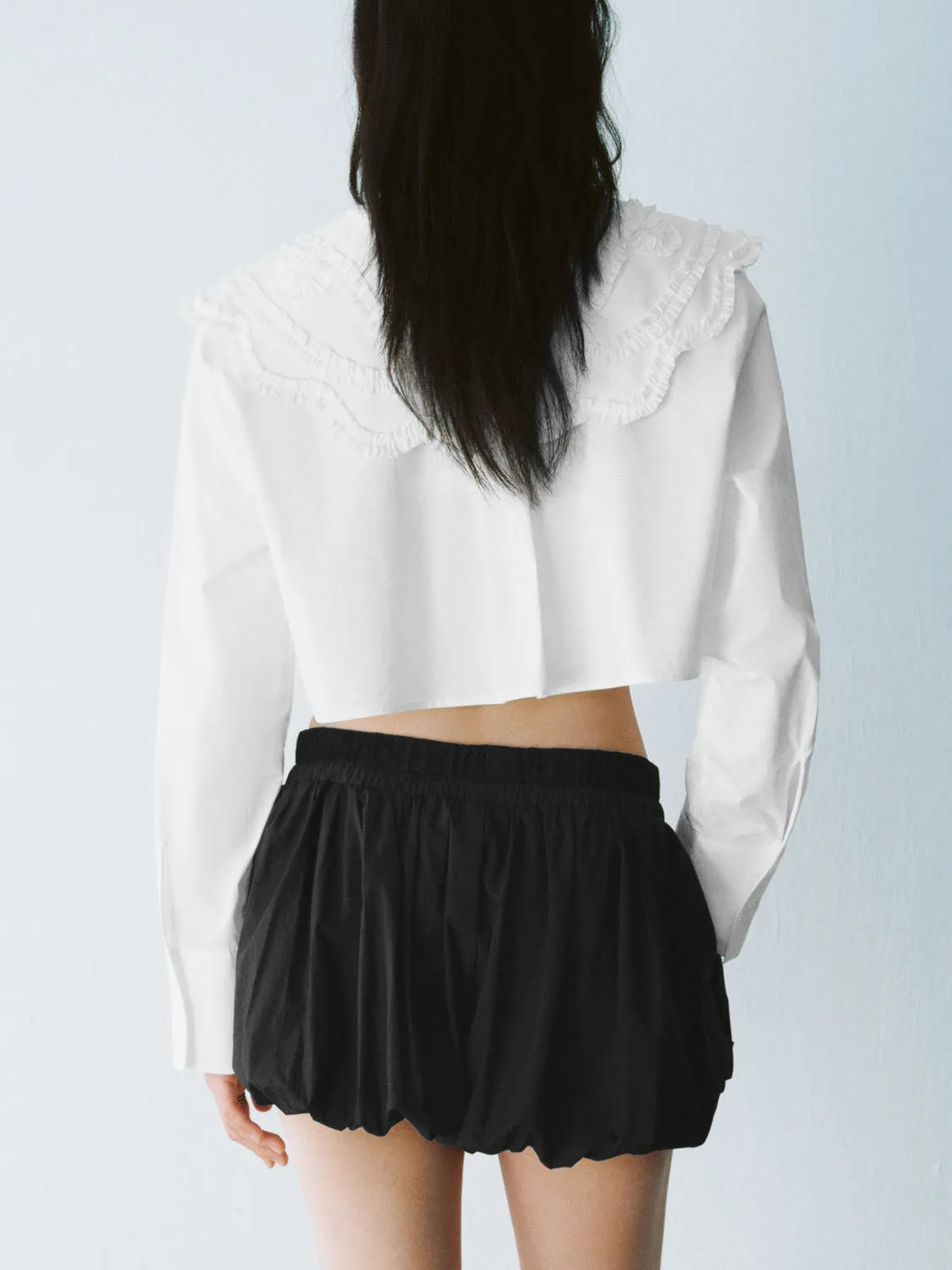 Cropped Lace Shirts sold by Urban Revivo product image thumbnail 2