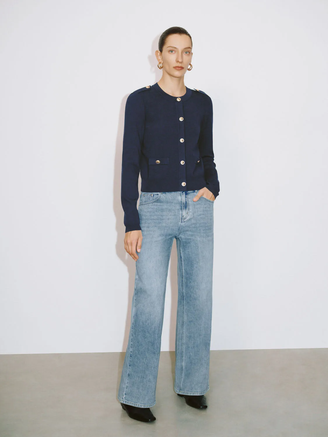 Button Up Knitted Cardigans sold by Urban Revivo product image thumbnail 5