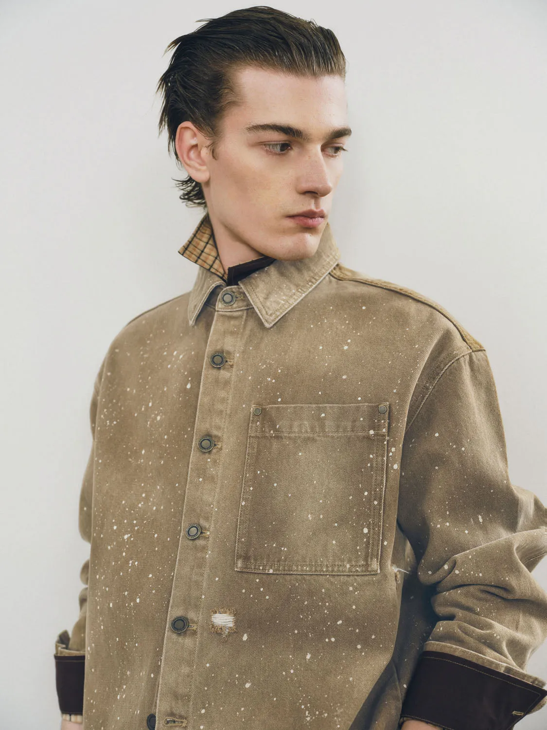 Loose Denim Shirts sold by Urban Revivo product image thumbnail 4