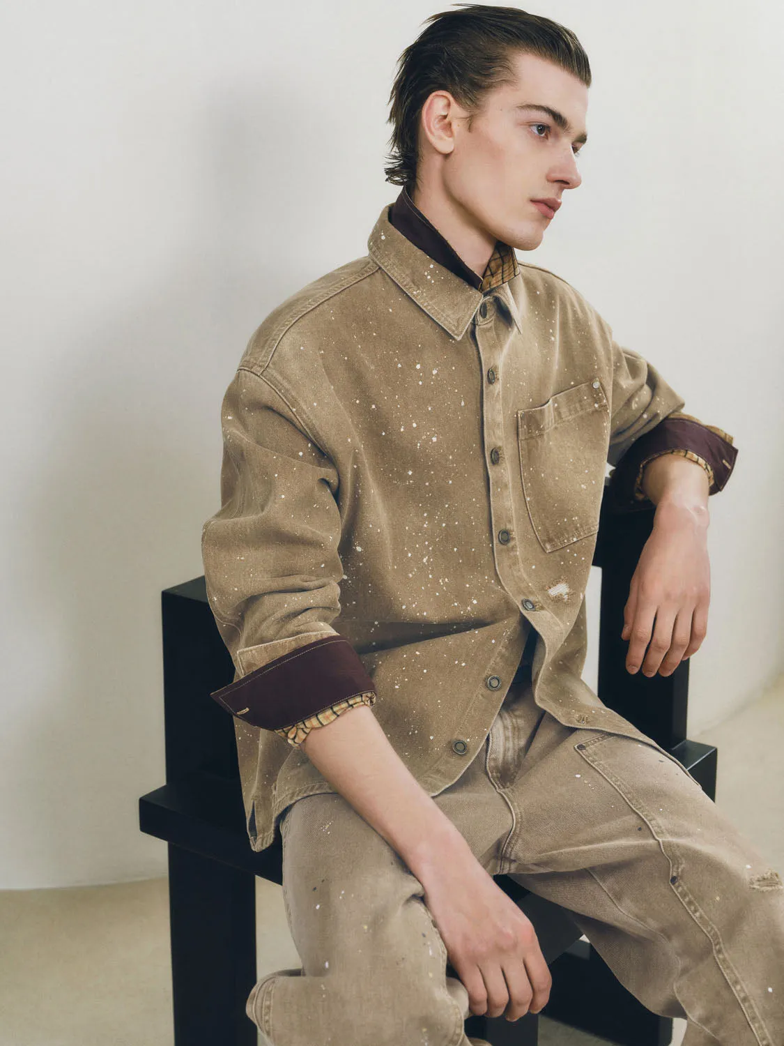 Loose Denim Shirts sold by Urban Revivo product image thumbnail 2