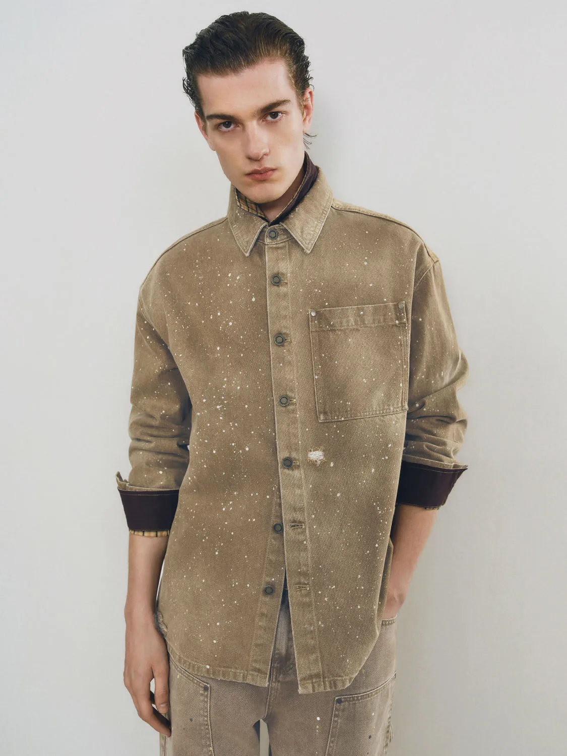 Loose Denim Shirts sold by Urban Revivo