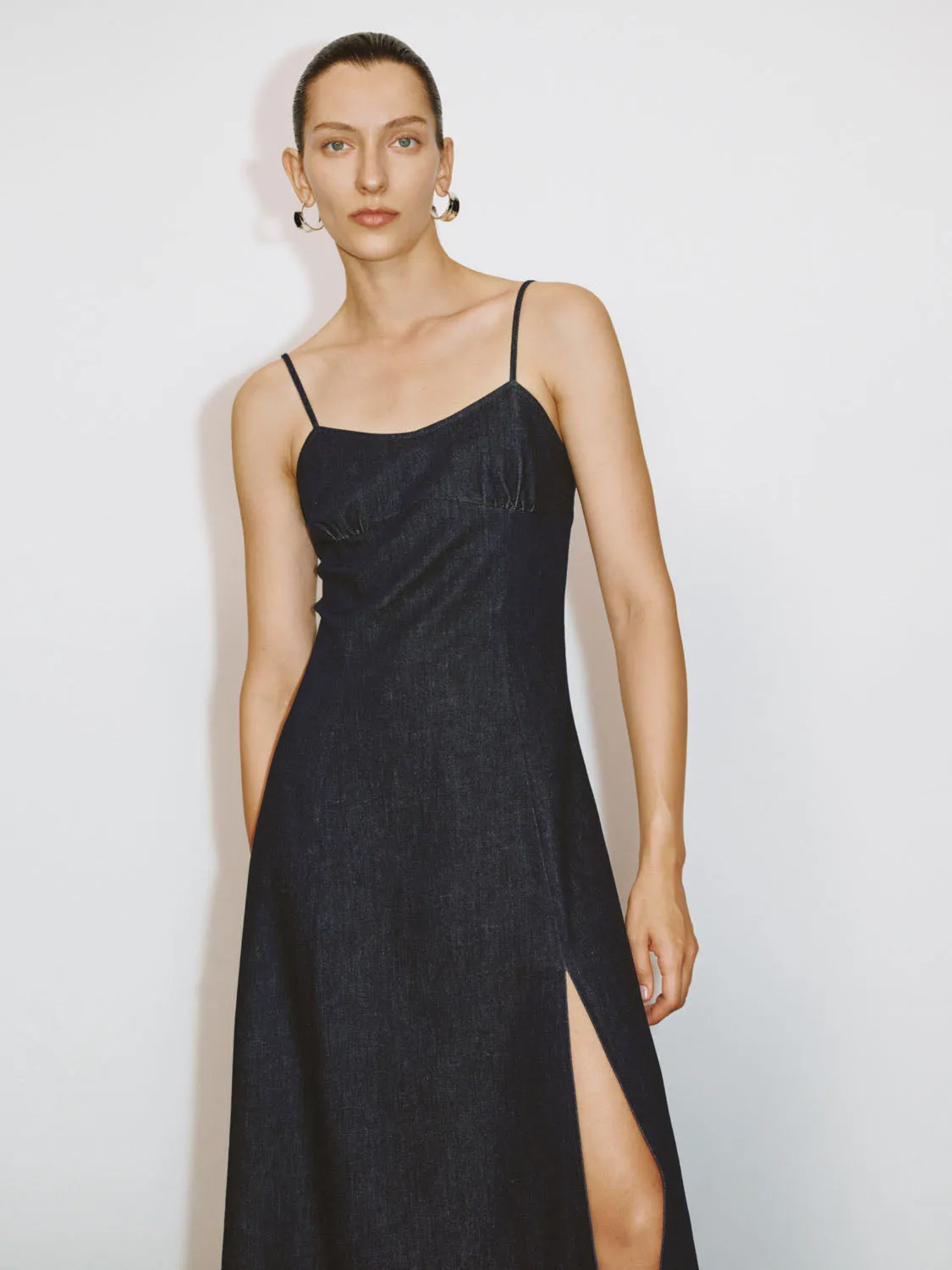 Cami Denim Dresses sold by Urban Revivo product image thumbnail 3