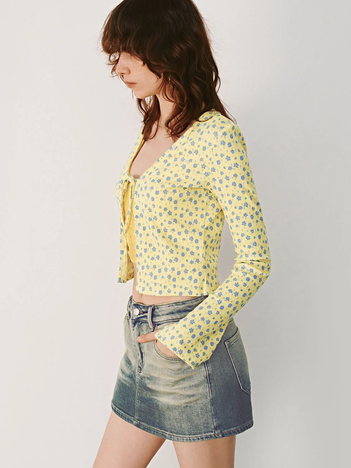 Lace Up Front Shirts sold by Urban Revivo product image thumbnail 5