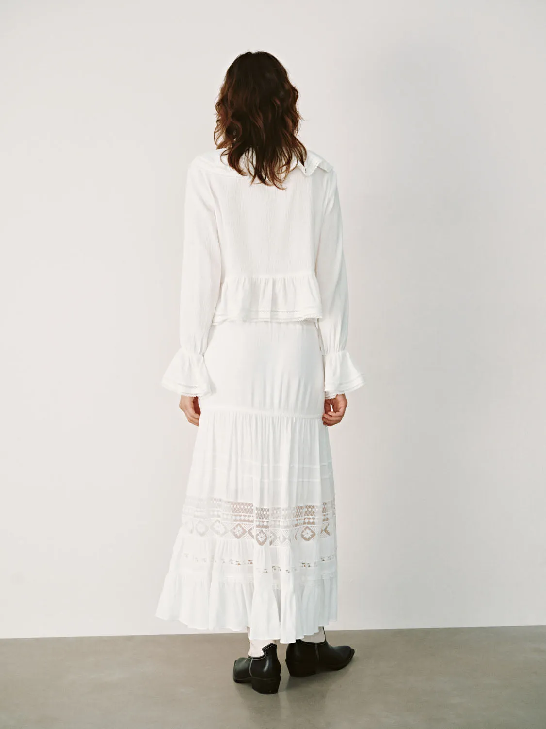 Lace Maxi A-Line Skirts sold by Urban Revivo product image thumbnail 5