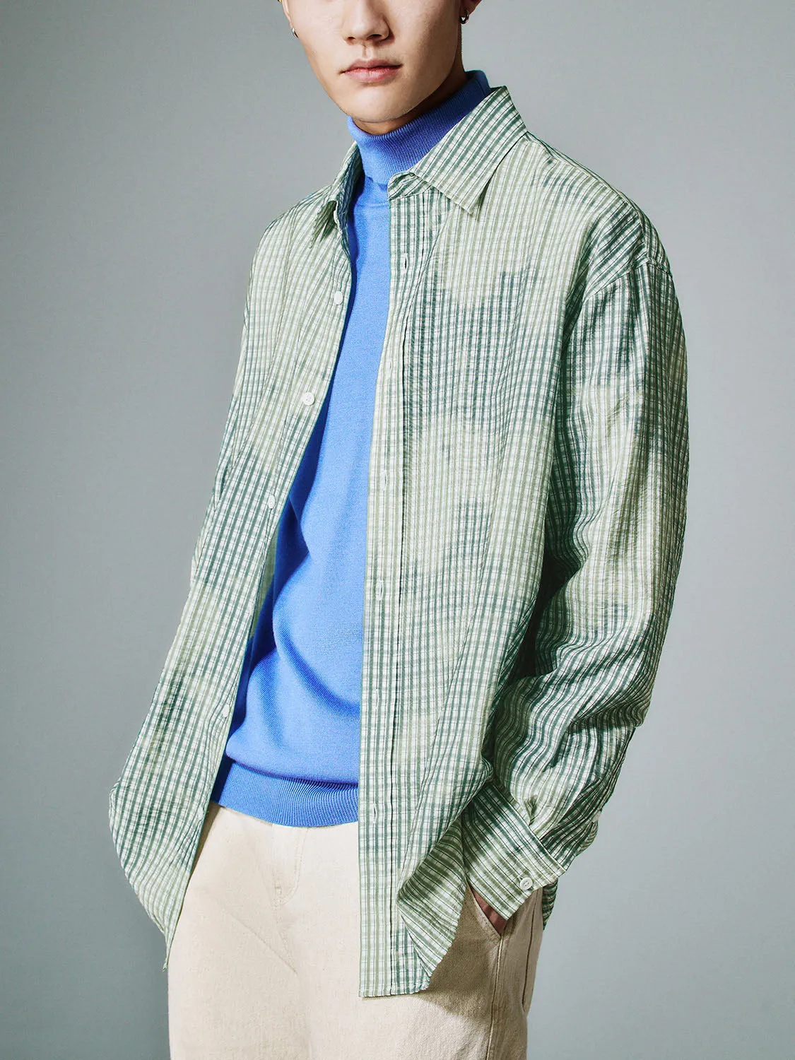 Loose Long Sleeve Shirts sold by Urban Revivo