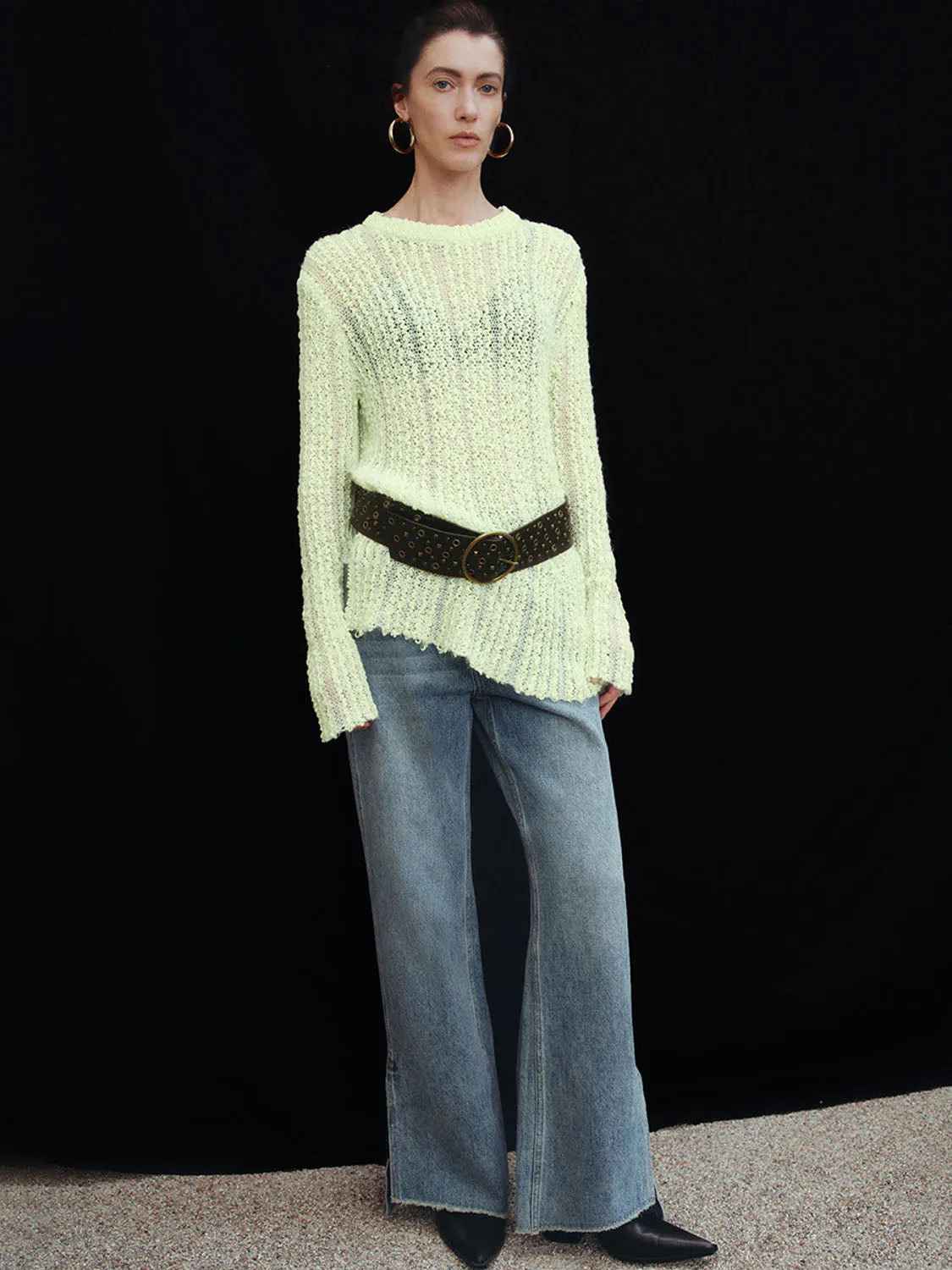 Crew Neck Knitted T-Shirts sold by Urban Revivo product image thumbnail 4