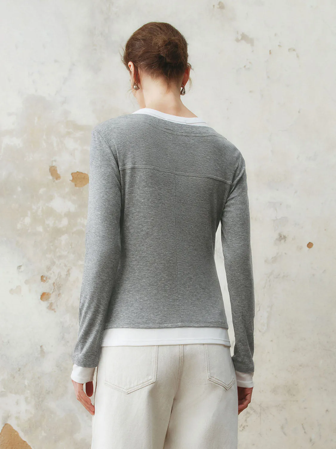 2 In 1 Skinny T-Shirts sold by Urban Revivo product image thumbnail 3