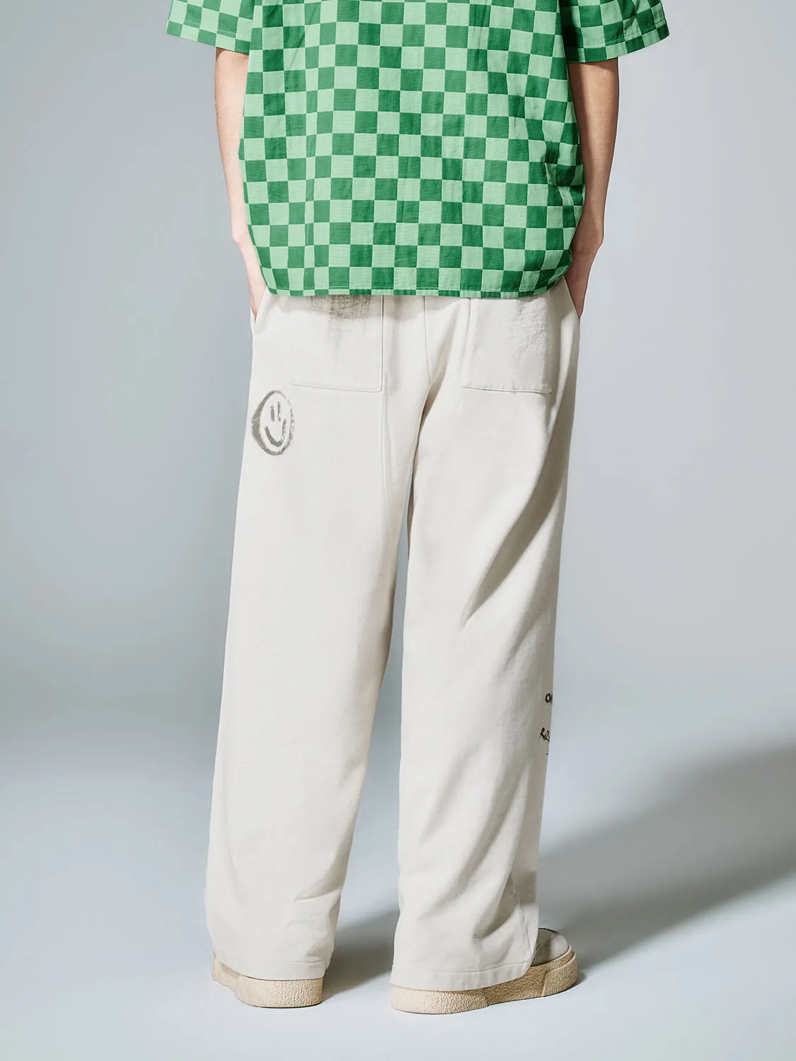 Drawstring Wide-Leg Pants sold by Urban Revivo product image thumbnail 5