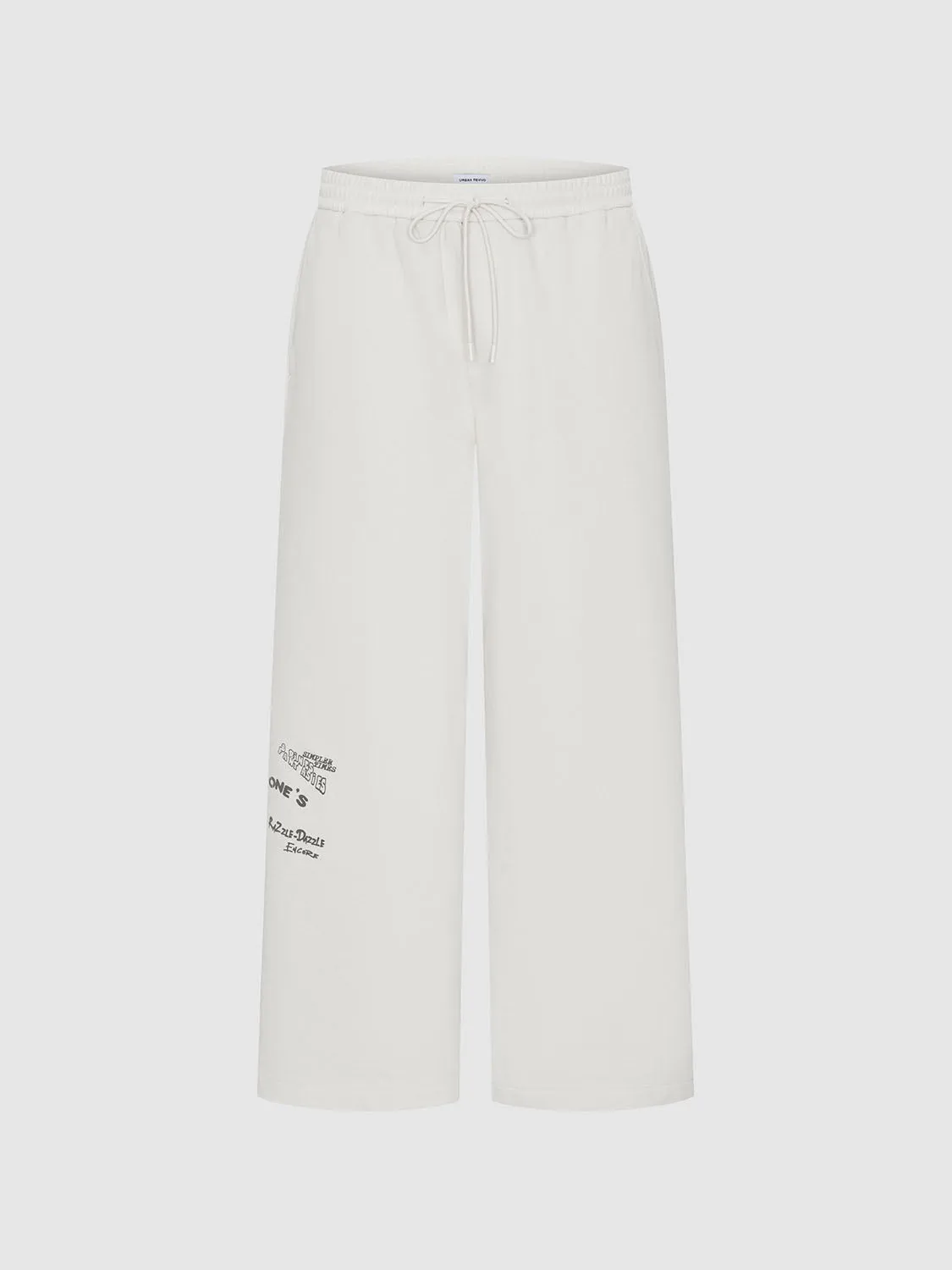 Drawstring Wide-Leg Pants sold by Urban Revivo
