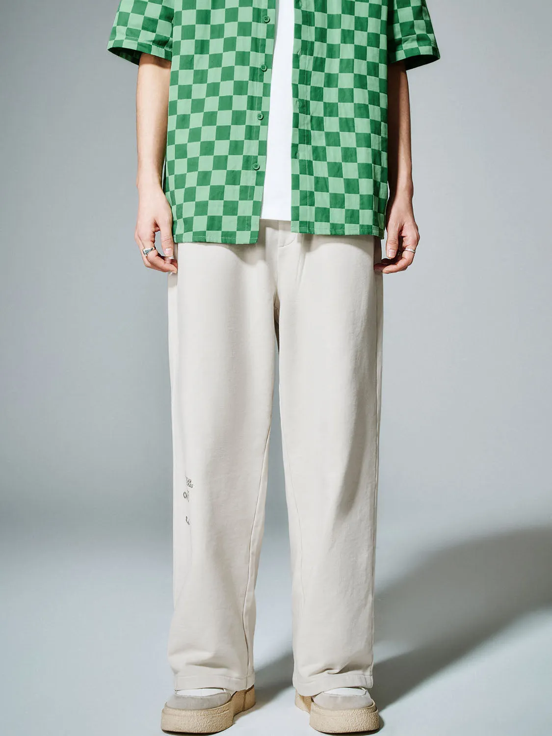 Drawstring Wide-Leg Pants sold by Urban Revivo product image thumbnail 2