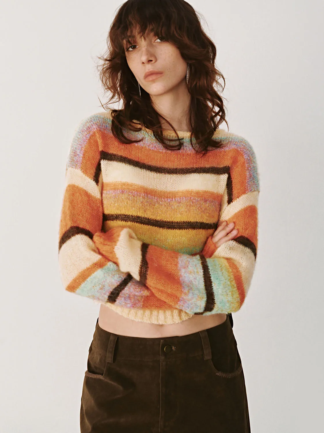 Striped Knitted T-Shirts sold by Urban Revivo product image thumbnail 5