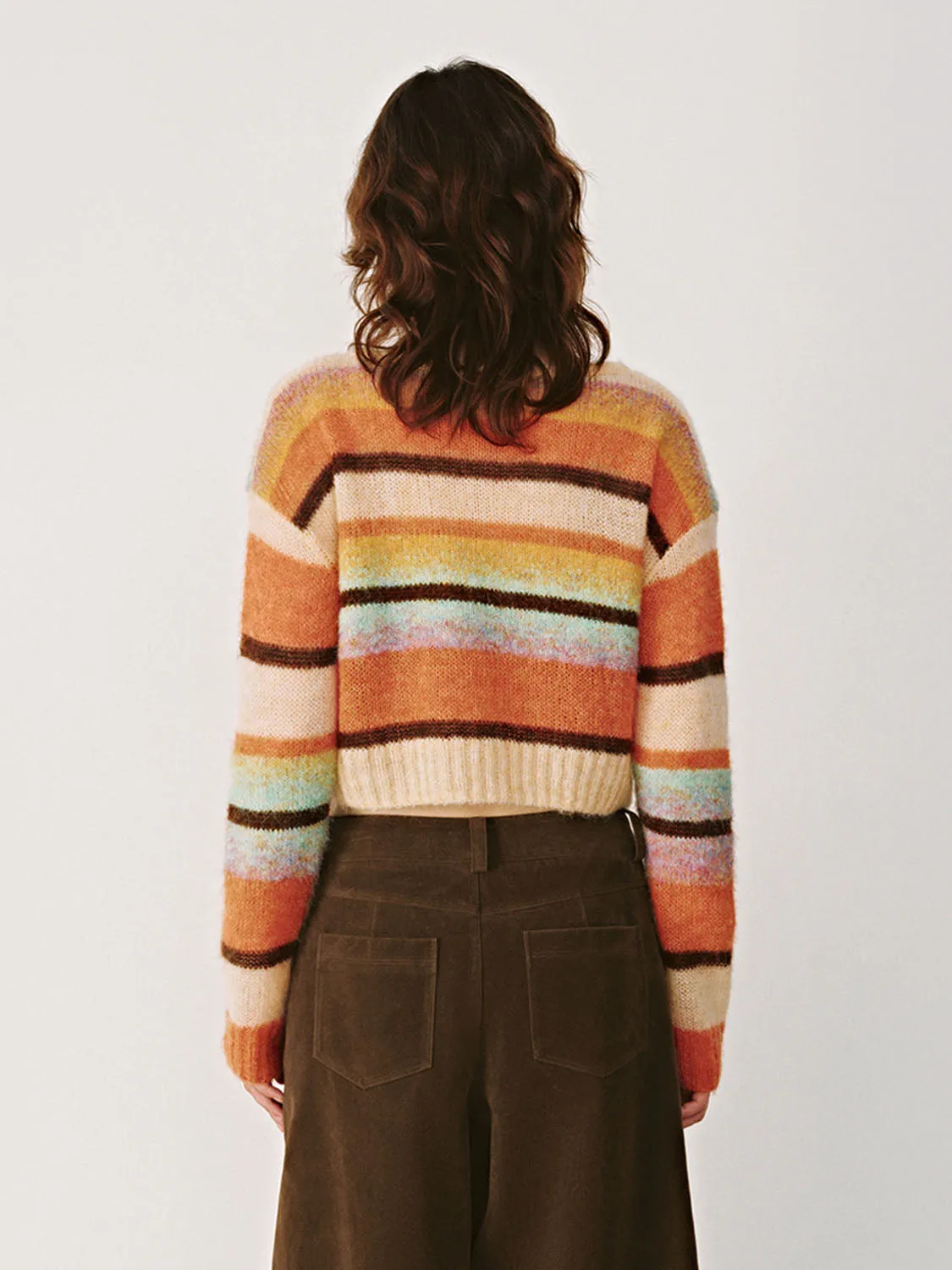 Striped Knitted T-Shirts sold by Urban Revivo product image thumbnail 2