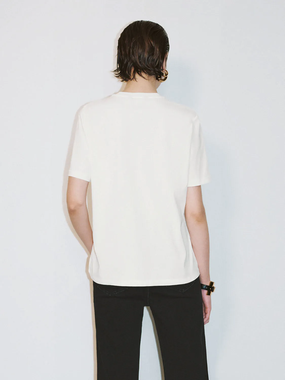 Loose Short Sleeve T-Shirts sold by Urban Revivo product image thumbnail 2