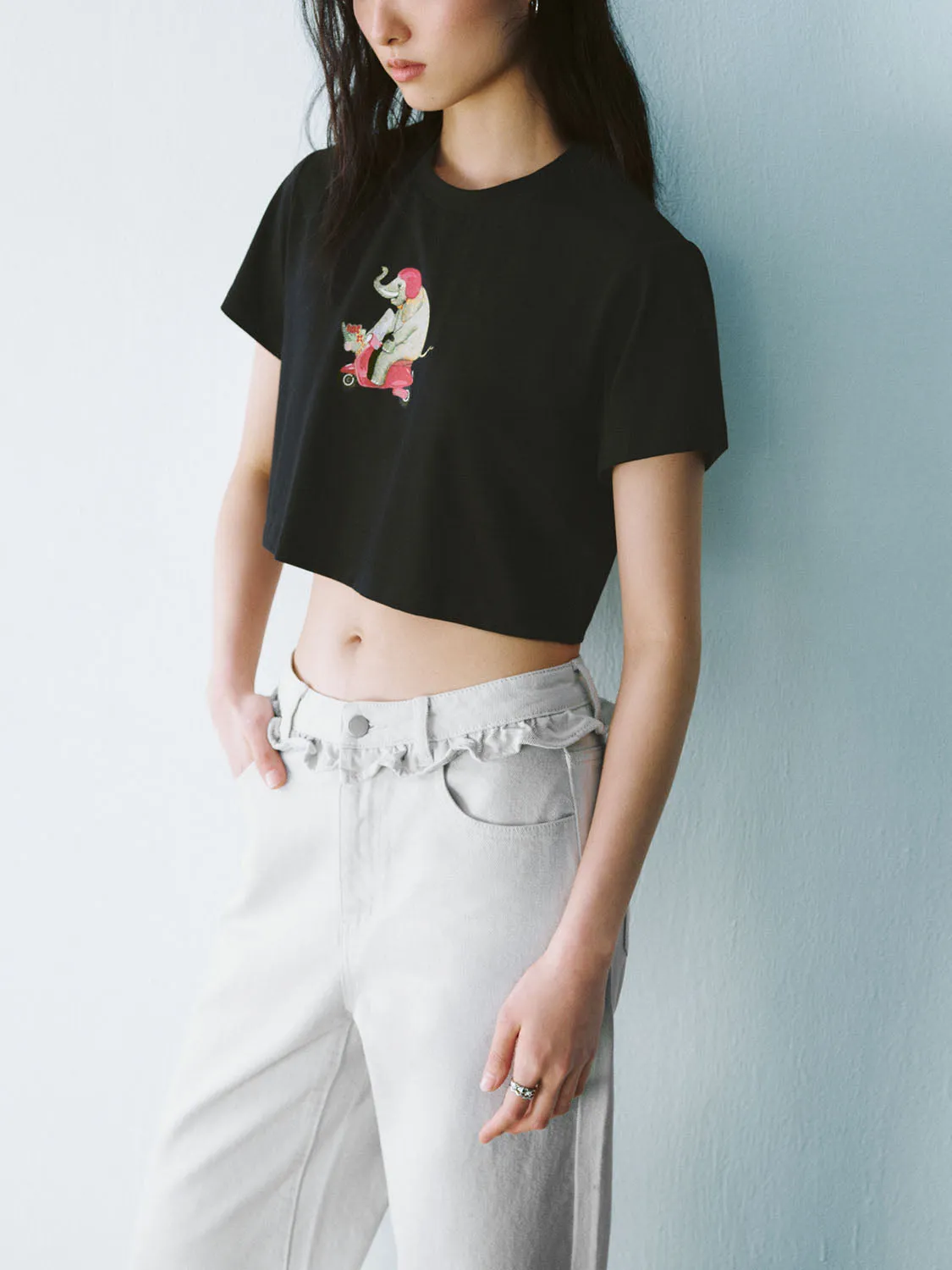 Short Sleeve T-Shirts sold by Urban Revivo product image thumbnail 5