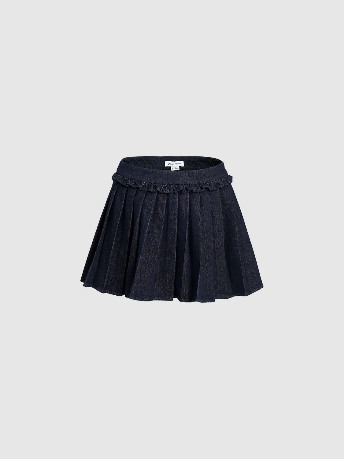 Pleated Denim Skirts sold by Urban Revivo