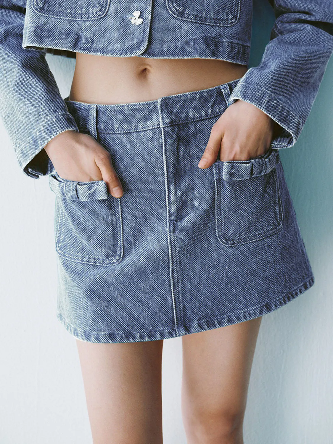 Mini Denim Skirts sold by Urban Revivo product image thumbnail 4
