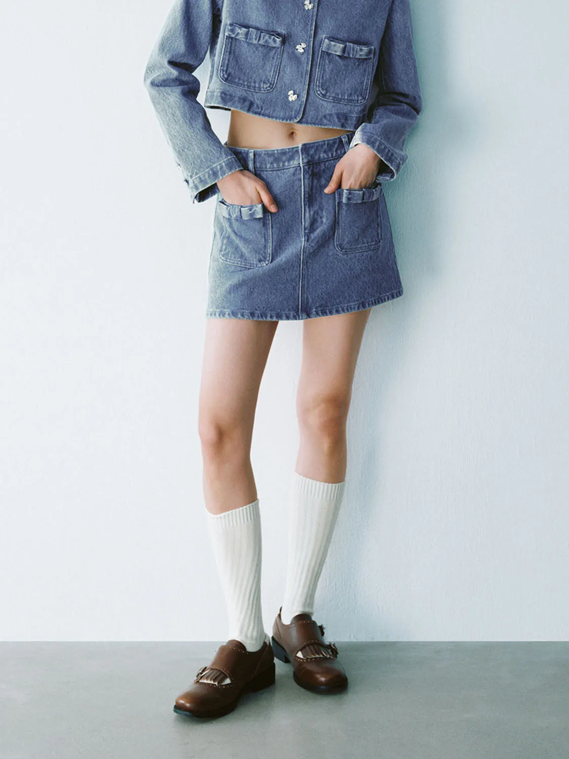 Mini Denim Skirts sold by Urban Revivo product image thumbnail 2