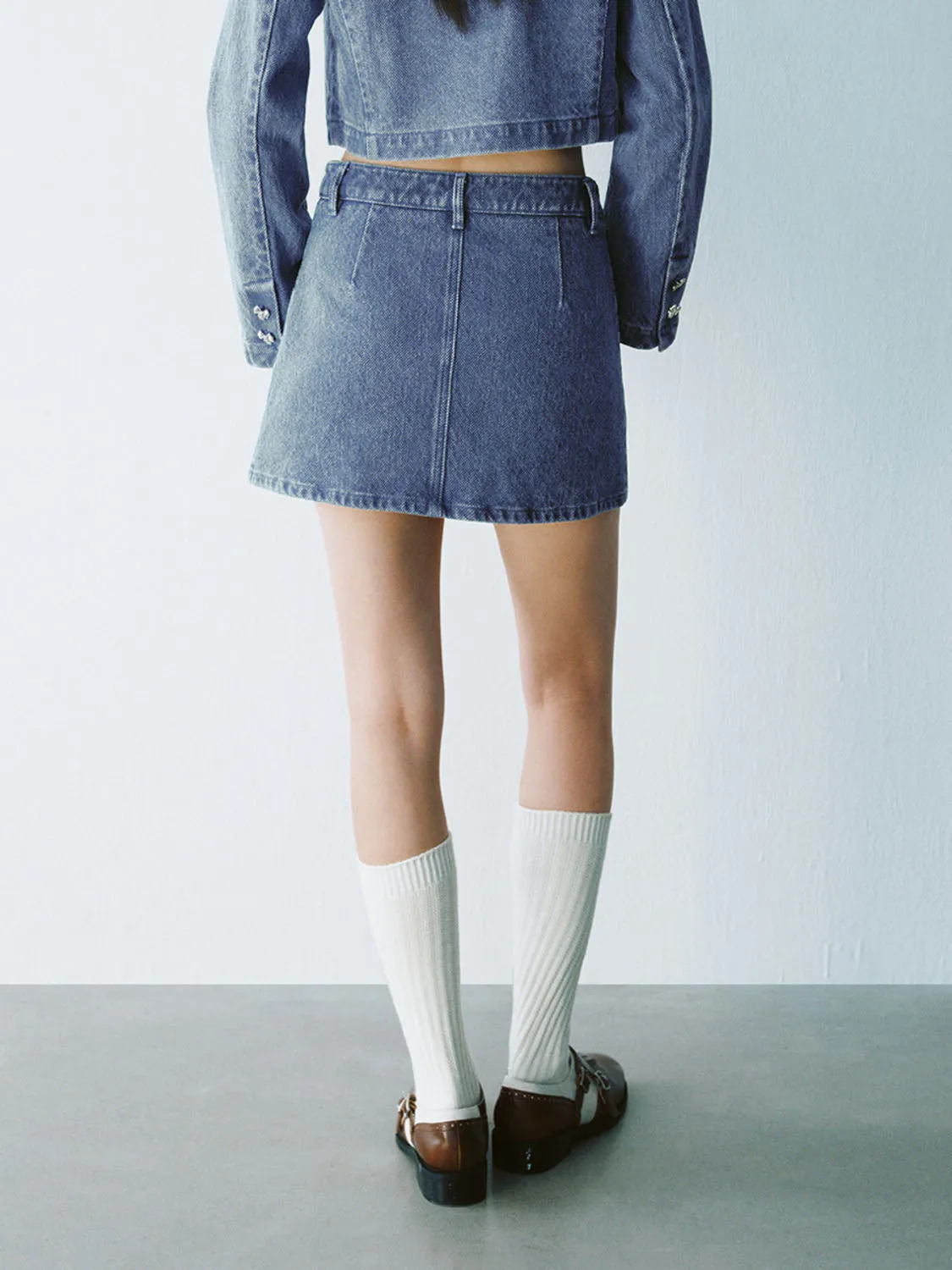 Mini Denim Skirts sold by Urban Revivo product image thumbnail 3