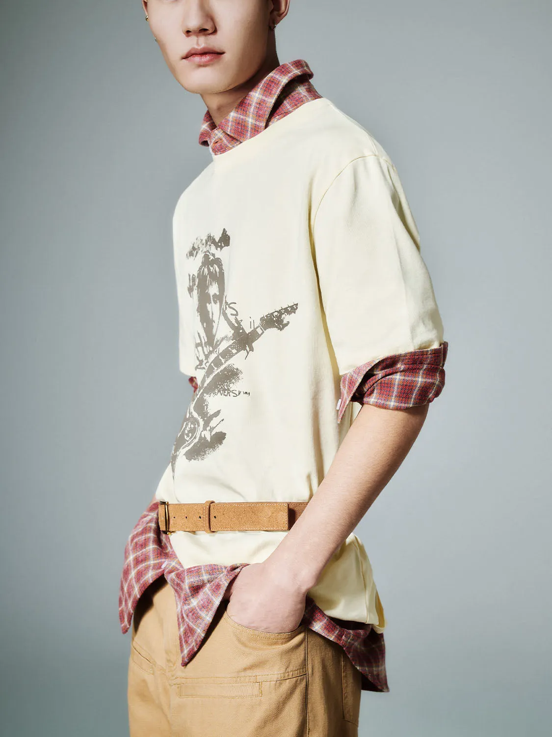 Short Sleeve T-Shirts sold by Urban Revivo product image thumbnail 4