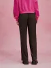 Knitted Fabric Long Wide-Leg Pants sold by Urban Revivo