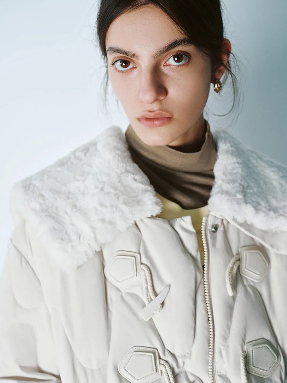 Lapel Down Padded Coats sold by Urban Revivo product image thumbnail 3
