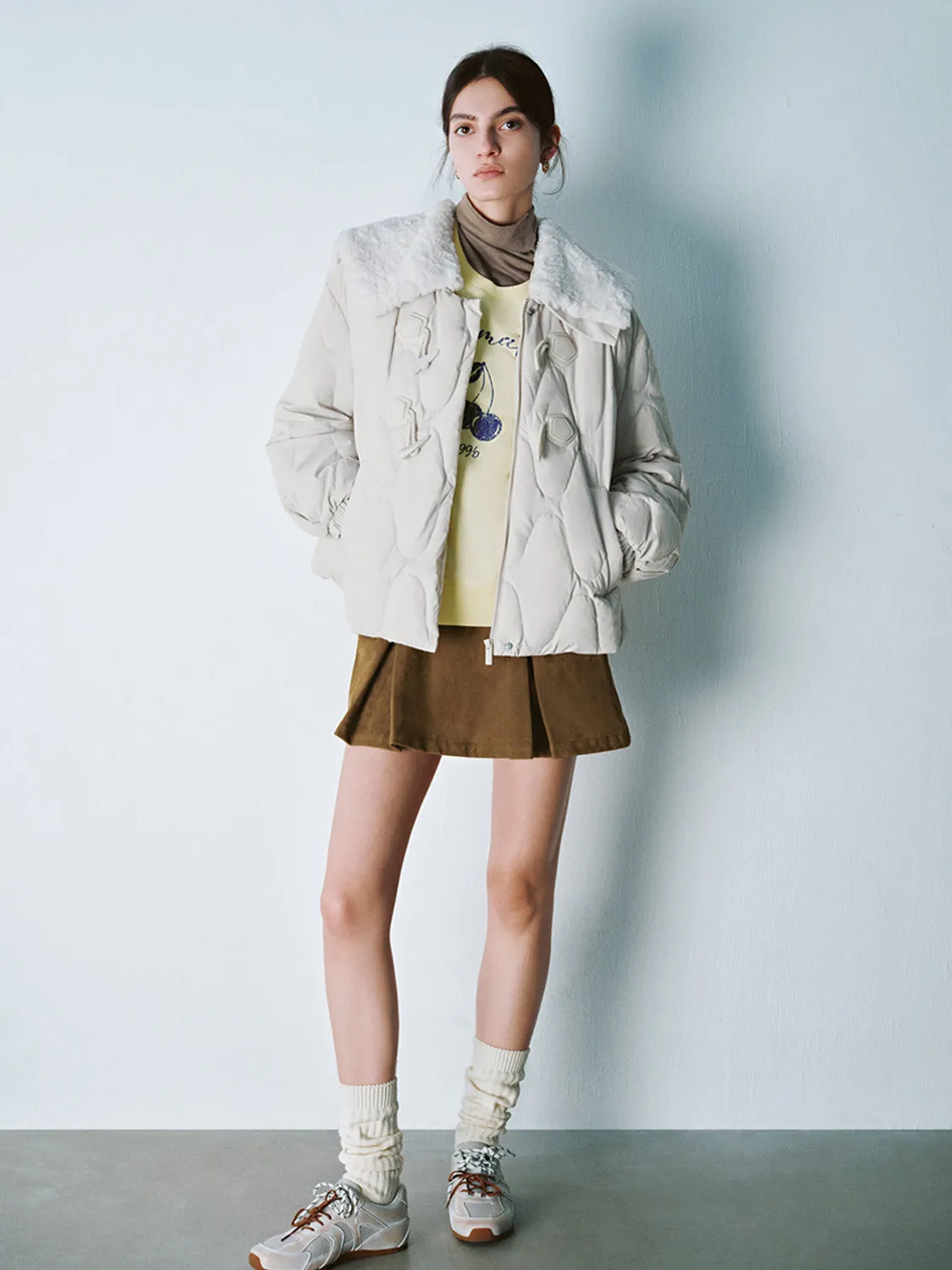Lapel Down Padded Coats sold by Urban Revivo product image thumbnail 4