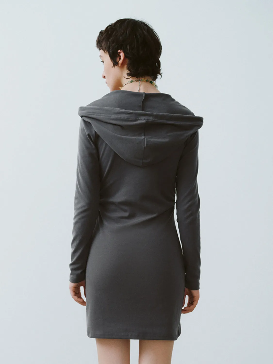 Hoodie Skinny-Fit Dresses sold by Urban Revivo product image thumbnail 2
