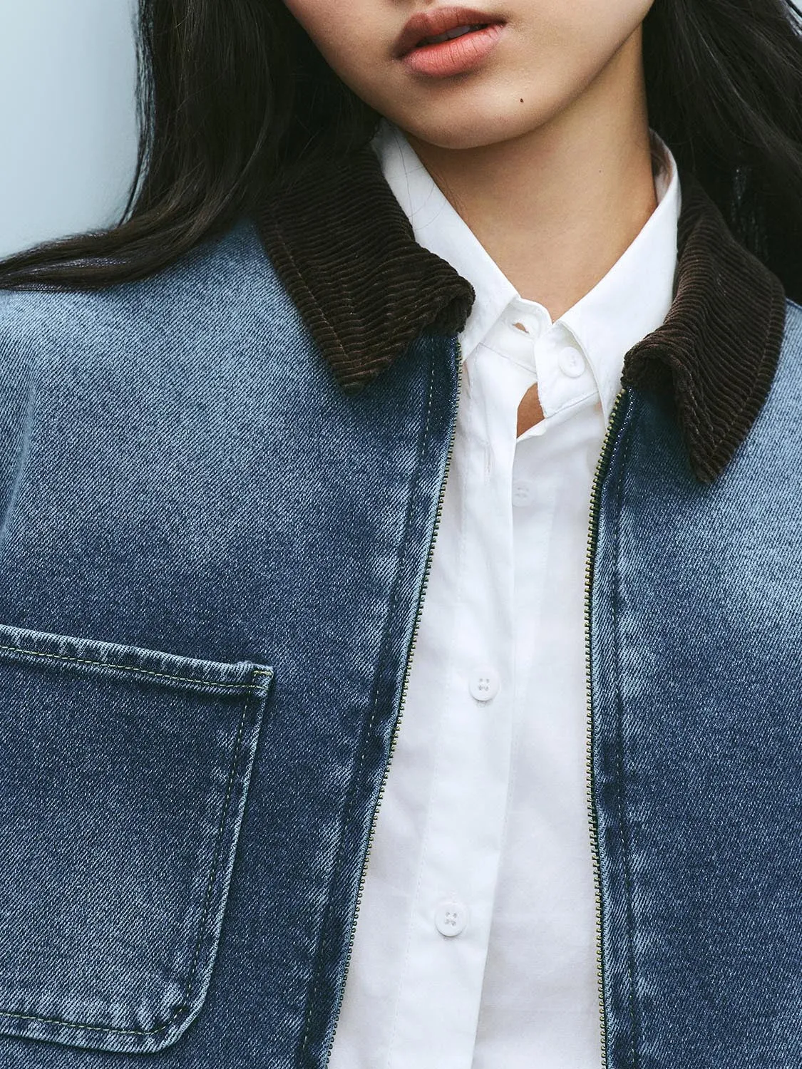 Patch Pocket Denim Jackets sold by Urban Revivo product image thumbnail 3