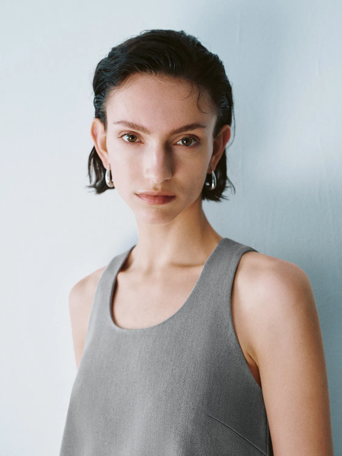 Pleated Hem Sleeveless A-Line Dresses sold by Urban Revivo product image thumbnail 5