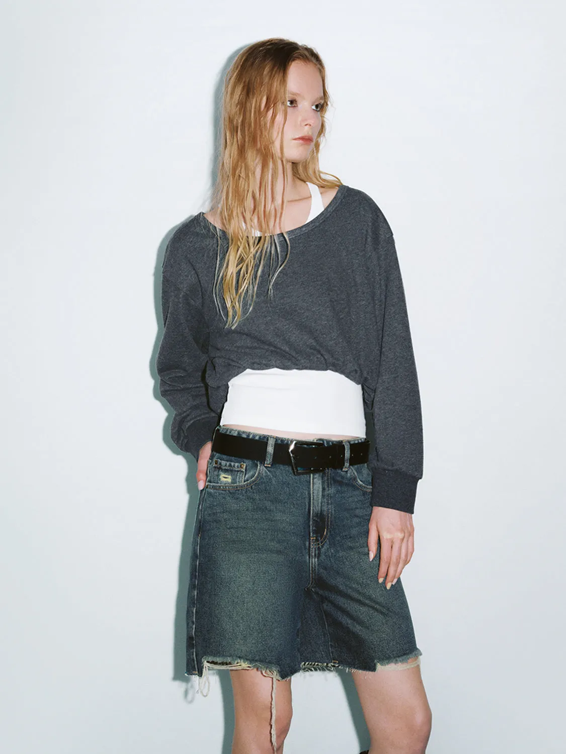 2 In 1 Loose Sweatshirts sold by Urban Revivo product image thumbnail 5