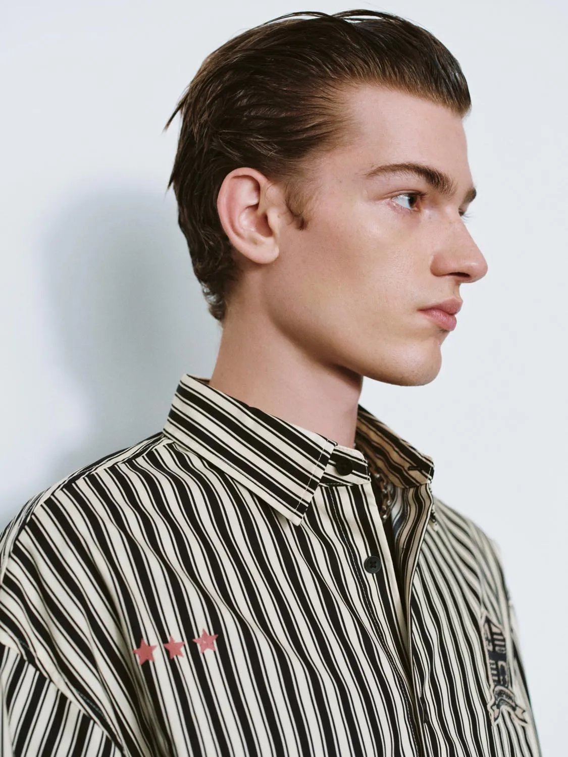 Striped Printed Long Sleeve Shirts sold by Urban Revivo product image thumbnail 3