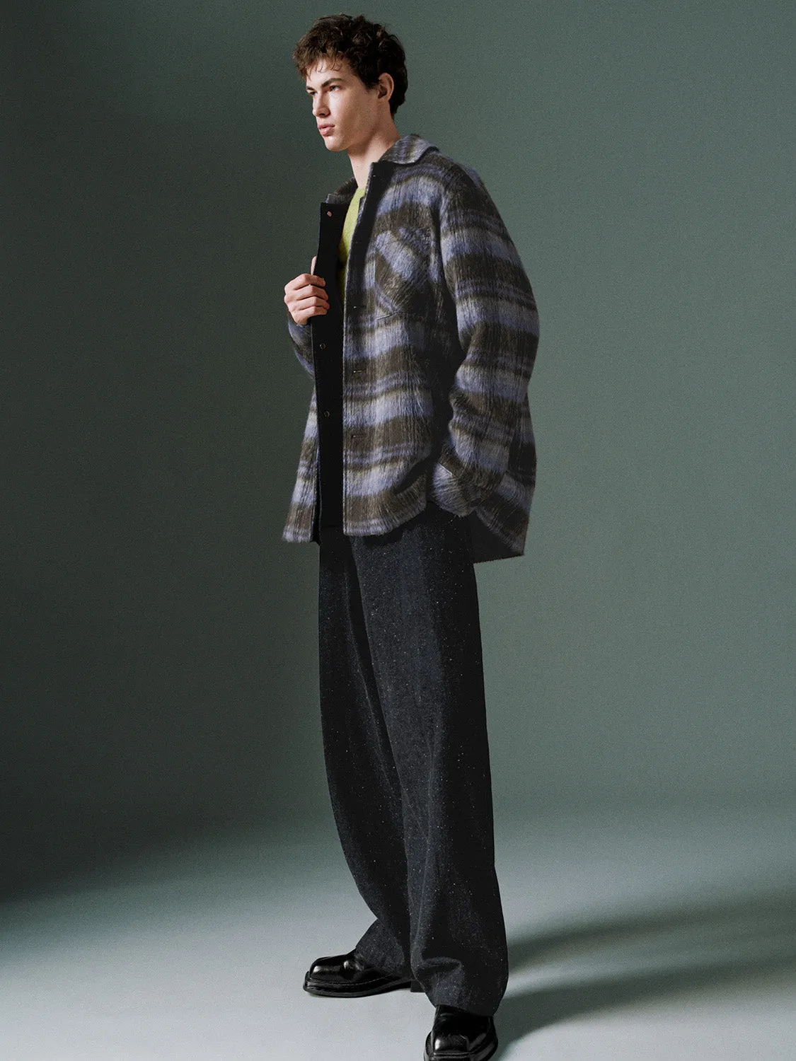 Plaid Button Up Jackets sold by Urban Revivo product image thumbnail 4