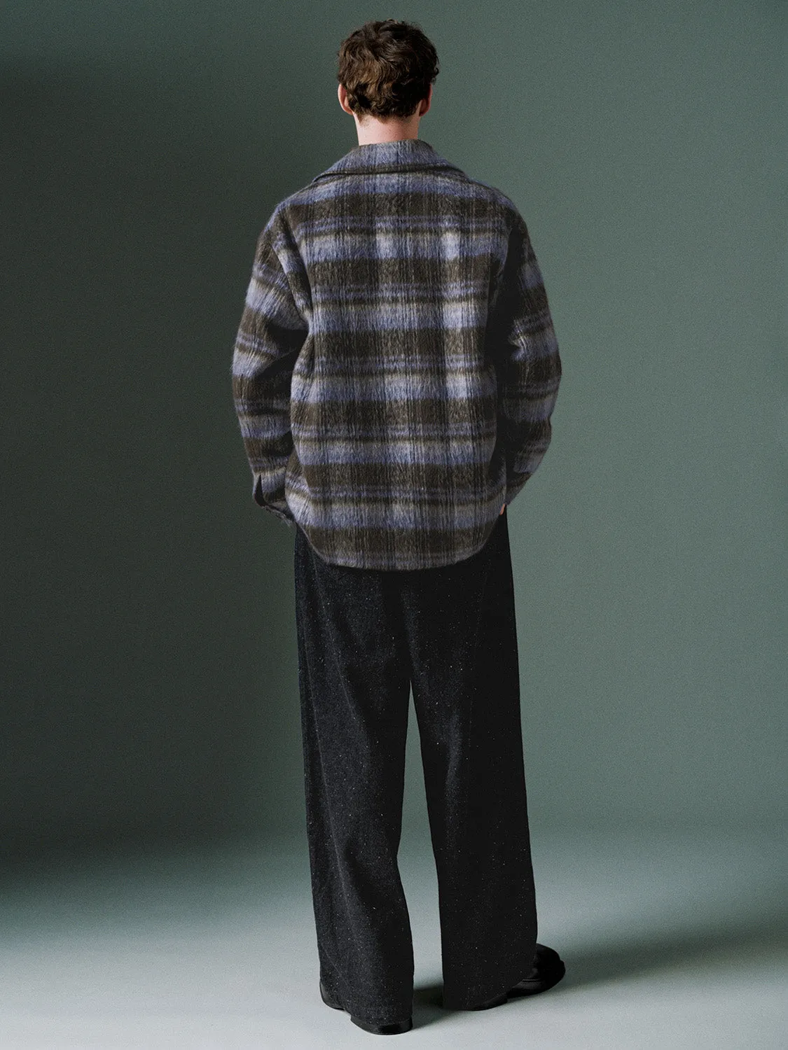 Plaid Button Up Jackets sold by Urban Revivo product image thumbnail 3