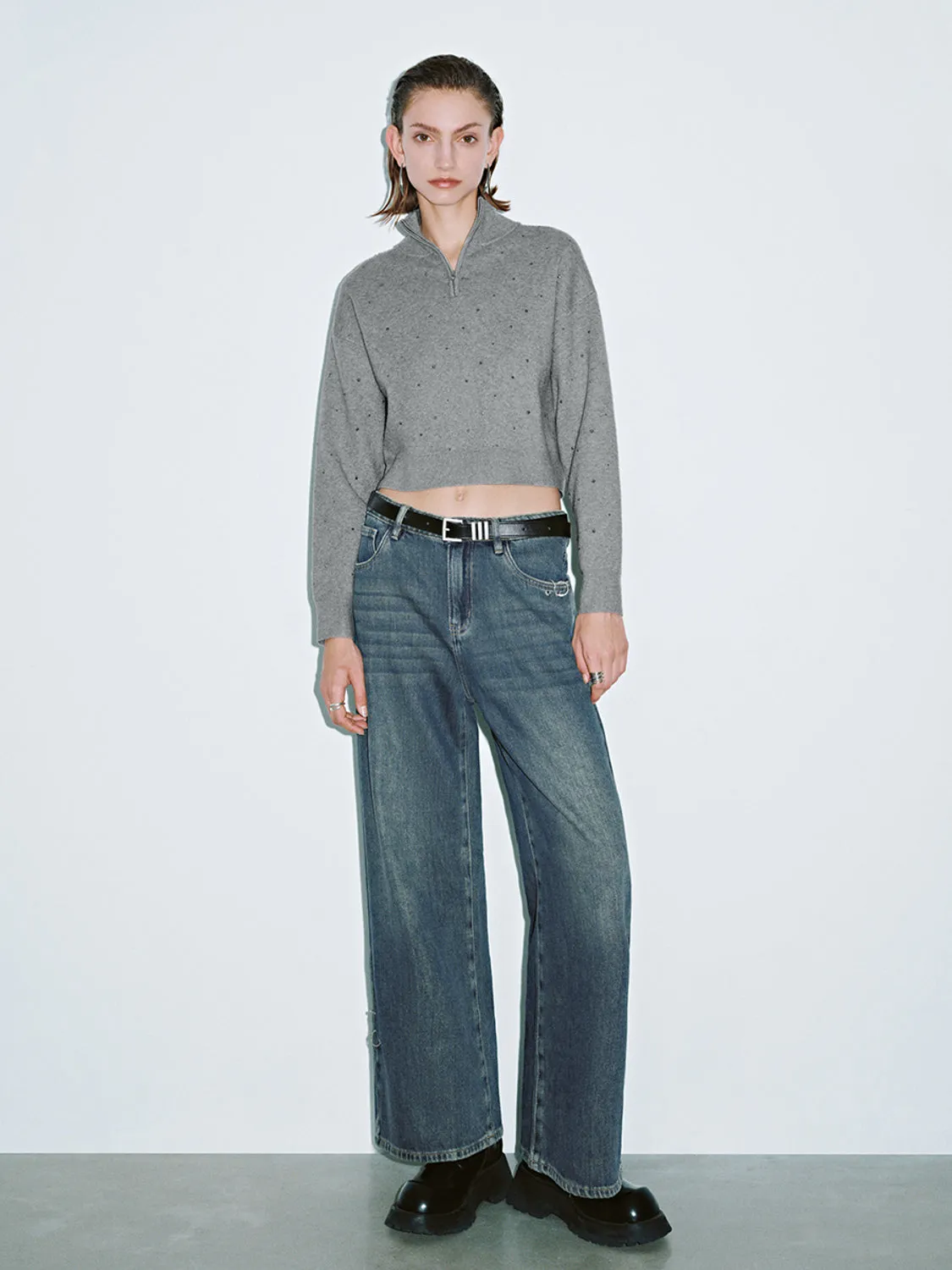 Long Sleeve Knitted T-Shirts sold by Urban Revivo