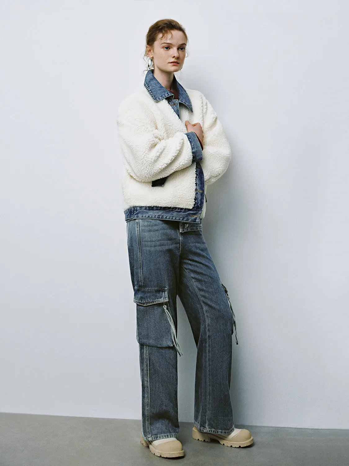 Denim Hem Button Up Jackets sold by Urban Revivo product image thumbnail 4