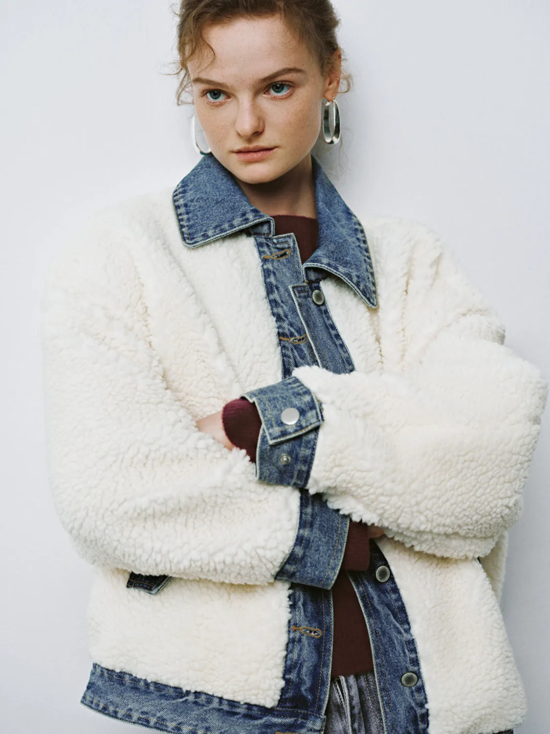 Denim Hem Button Up Jackets sold by Urban Revivo product image thumbnail 3