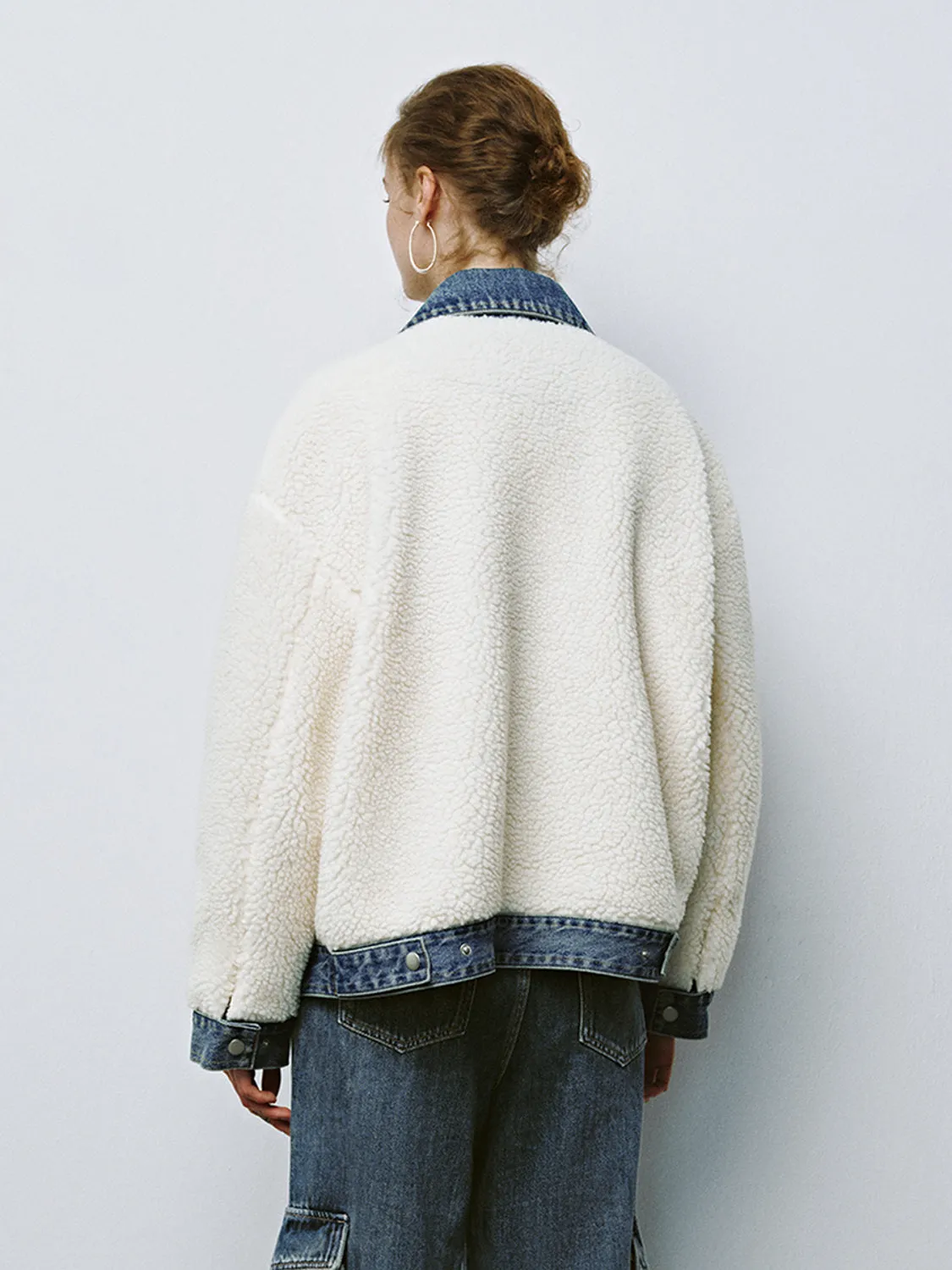 Denim Hem Button Up Jackets sold by Urban Revivo product image thumbnail 2