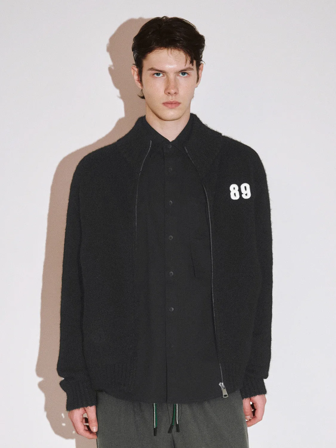 Zip Up Front Knitted Cardigans sold by Urban Revivo