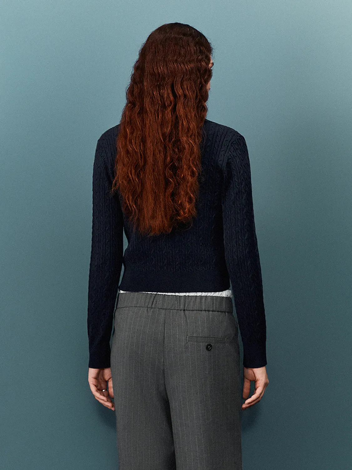 Cropped Knitted T-Shirts sold by Urban Revivo product image thumbnail 2