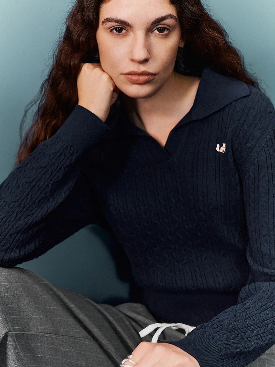 Cropped Knitted T-Shirts sold by Urban Revivo product image thumbnail 3