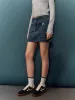 Bow Accent Denim Mini Skirts sold by Urban Revivo