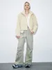 Fluffy High Collar Loose Jackets sold by Urban Revivo