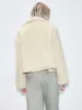 Fluffy High Collar Loose Jackets sold by Urban Revivo