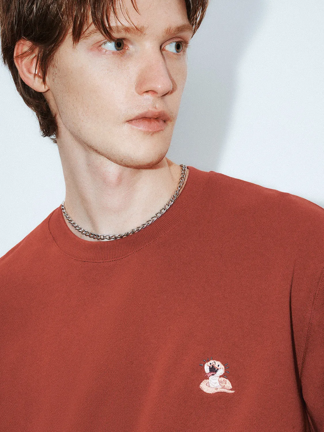 Crew Neck Sweatshirts sold by Urban Revivo product image thumbnail 5
