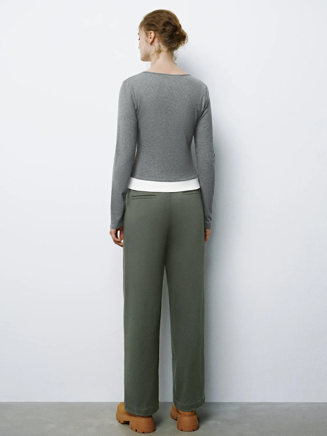 Regular Straight Pants sold by Urban Revivo product image thumbnail 4